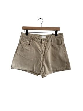 Zara Beige Denim Shorts